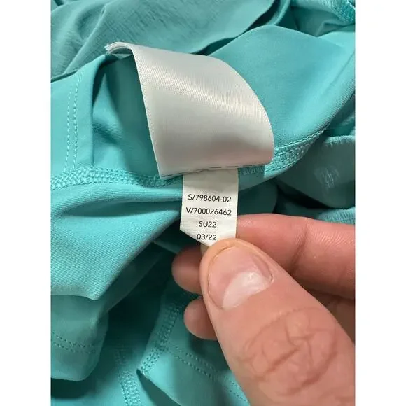 Athleta Trekkie Skort Sea Blue Size 6 Golf Tennis Ripstop Outdoor - Picture 5 of 10